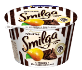 SMILGA jogurtas su kriaušėmis ir šokolado gabaliukais, 200g