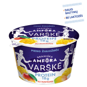 Varškė GRAIKIŠKA AMFORA PROTEIN su mangais, 200g.