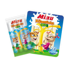 Pieno Zvaigzdes Organic lactose-free mozzarella string cheese